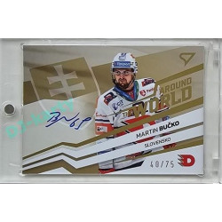 2023/24 Sportzoo ELH 2. serie #AWS-MB Martin Bučko Around The World Auto xx/75
