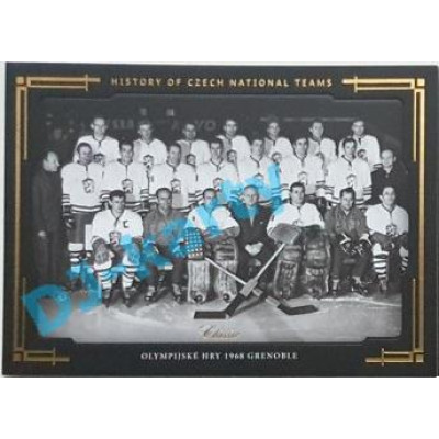 2020 OFS SSČH Olympijské hry 1968 Grenoble #HCNT-24 04/10 History of Czech National Teams Gold