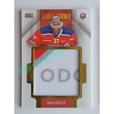 2022/23 Goal Cards Chance Liga 2. série #J-39 Daniel Dolejš Jumbo Jersey 39/77