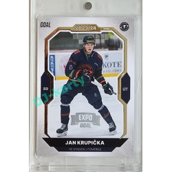 2023/24 Goal cards Chance Liga 2. série #282 Jan Krupička Expo Silver 1of7