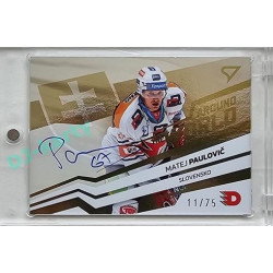 2023/24 Sportzoo ELH 2. serie #AWS-MP Matěj Paulovič Around The World Auto xx/75