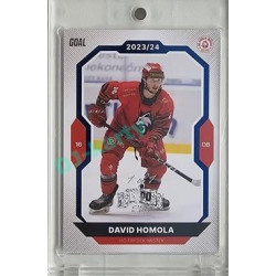 2023/24 Goal cards Chance Liga 2. série #316 David Homola Blue Expo 1of1