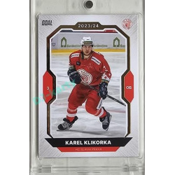 2023/24 Goal cards Chance Liga 1. série #129 Karel Klikorka Gold 1of20