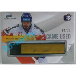 2020 MK reprezentace Martin Zaťovič #15 22/30 Game Used Memorabilia