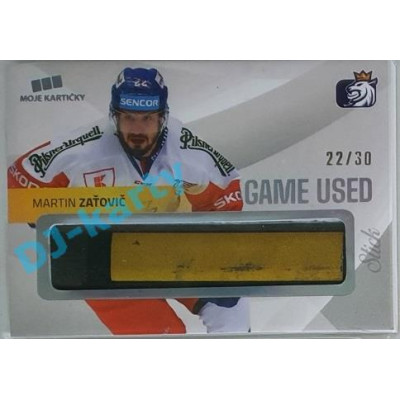 2020 MK reprezentace Martin Zaťovič #15 22/30 Game Used Memorabilia