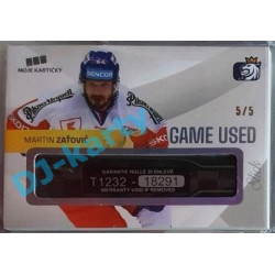 2020 MK reprezentace Martin Zaťovič #15 5/5 Game Used Memorabilia Spectrum