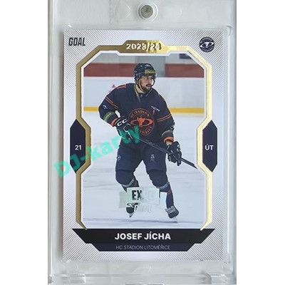 2023/24 Goal cards Chance Liga 2. série #283 Josef Jícha Expo Silver 1of7