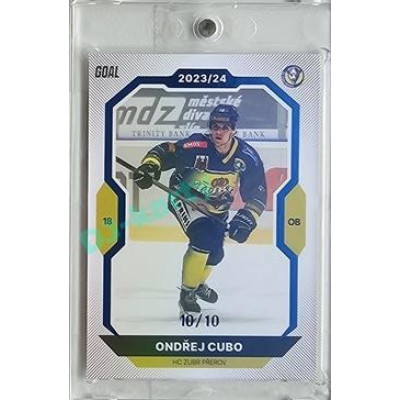 2023/24 Goal cards Chance Liga 2. série #300 Ondřej Cubo Blue 10/10