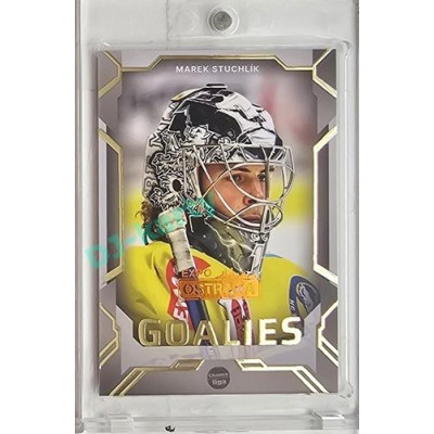 2023/24 Goal cards Chance Liga 2. série #G-17 Marek Stuchlík Goalies Expo Ostrava 1of2