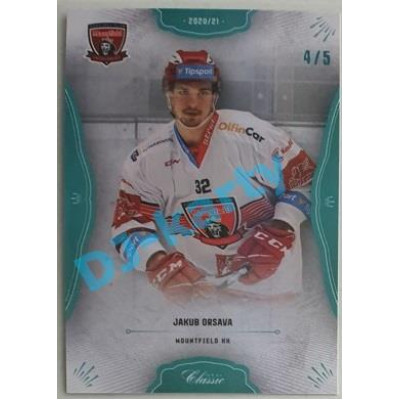 2020/21 OFS 1. série Jakub Orsava #66 4/5 Blue Neon