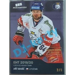 2020 MK reprezentace Jiří Sekáč #31 2/5 Blue Czech Expo