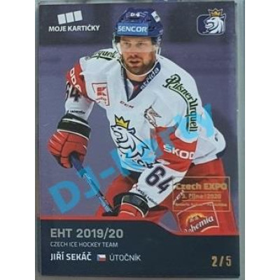 2020 MK reprezentace Jiří Sekáč #31 2/5 Blue Czech Expo