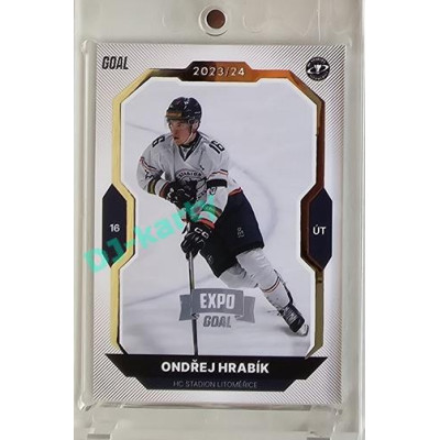 2023/24 Goal cards Chance Liga 2. série #284 Ondřej Hrabík Expo Silver 1of7