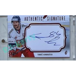 2023/24 LC Expectations Road to Prague #AS-32 Tomáš Kundrátek Authentic Signature Red xx/10