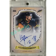 2023/24 Goal cards Chance Liga O kapku lepší hokej #18 Vojtěch Tomeček Signature xx/20