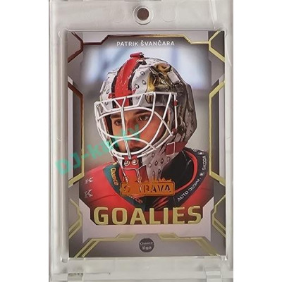 2023/24 Goal cards Chance Liga 2. série #G-19 Patrik Švančara Goalies Expo Ostrava 1of2