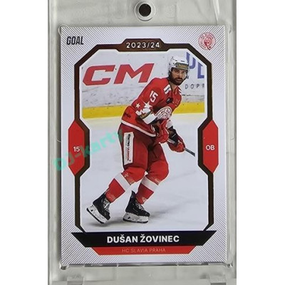 2023/24 Goal cards Chance Liga 1. série #132 Dušan Žovinec Gold 1of20