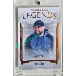 2023/24 Goal cards Chance Liga 1. série #LL-LEP Petr Leška Legends Parallel 07/19