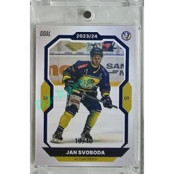 2023/24 Goal cards Chance Liga 2. série #303 Jan Svoboda Blue 10/10