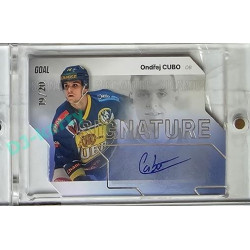 2023/24 Goal cards Chance Liga 1. série #S-28 Ondřej Cubo Autograph Silver 19/20