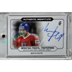 2023 LC Bronze Medal Memories 1993 #AS-20 Martin Hosták Authentic Signature Red parallel 03/10