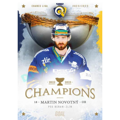 2023 Goal Cards Zlín Champions #10 Martin Novotný