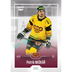 2022/23 Goal Cards Chance Liga 1. série #010 Patrik Miškář