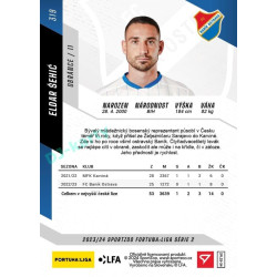 2023/24 Sportzoo Fortuna Liga 2. série #319 Eldar Šehić
