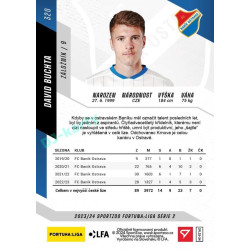 2023/24 Sportzoo Fortuna Liga 2. série #320 David Buchta