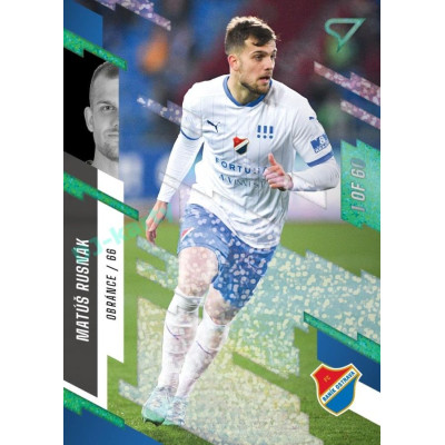 2023/24 Sportzoo Fortuna Liga 2. série #318 Matúš Rusnák Green Dew 1of60