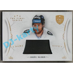 2021/22 OFS The Final Series Ondřej Najman #STI-NAO Game Used Stick Gold PROMO