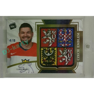 2021/22 MK reprezentace #CS-TH Tomáš Hertl Czech Emblem BLUE 4/10