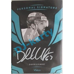 2020/21 OFS 1. série David Gilbert #PS-DAGI 29/30 Personal Signature White