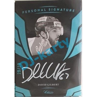 2020/21 OFS 1. série David Gilbert #PS-DAGI 29/30 Personal Signature White