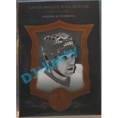 2020 OFS Síň slávy českého hokeje Radoslav Svoboda #SSCH-135 07/25 Black Cut