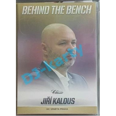 2016/17 OFS Jiří Kalous #BB-1 xx/100 Behind the Bench