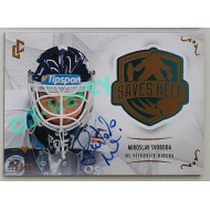 2021/22 Legendary Cards SAVES HELP MEMORABILIA SERIES #SH-037 Miroslav Svoboda Autograph 18/25