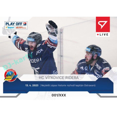 2022/23 Sportzoo ELH LIVE #L-114 HC Vítkovice Ridera xx/54
