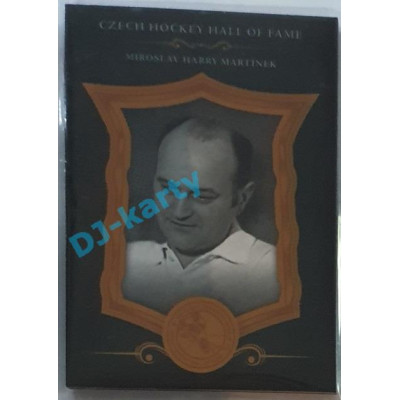 2020 OFS Síň slávy českého hokeje Miroslav Harry Martínek #SSCH-138 07/25 Black Cut
