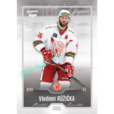2022/23 Goal Cards Chance Liga 1. série #114 Vladimír Růžička Silver 1 of 60
