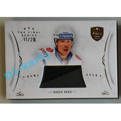 2021/22 OFS The Final Series Radek Duda #STI-DUA 11/20 Game Used Stick Gold