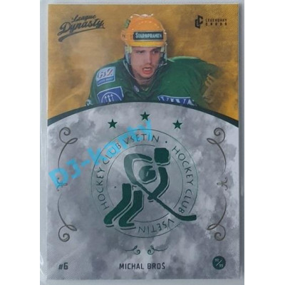2021 Legendary Cards League Dynasty Vsetín Michal Broš #115