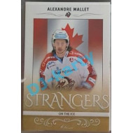 2016/17 OFS Alexandre Mallet #SI-34 xx/100 Strangers on the Ice