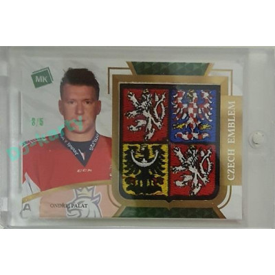 2021/22 MK reprezentace #CS-OP Ondřej Palát Czech Emblem EMERALD 3/5