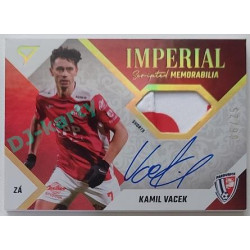 2022/23 Sportzoo Fortuna Liga 2. série #IM-KV Kamil Vacek Imperial Scripted Memorabilia 06/25
