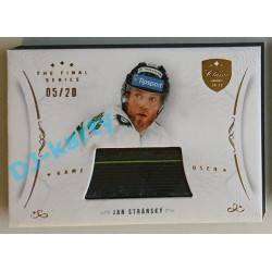 2021/22 OFS The Final Series Jan Stránský #STI-STJ 05/20 Game Used Stick Gold