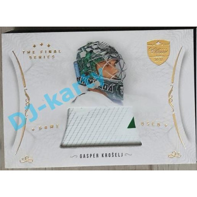 2021/22 OFS The Final Series Gasper Krošelj #STI-KRG Game Used Stick Gold PROMO
