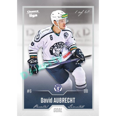 2022/23 Goal Cards Chance Liga 1. série #118 David Aubrecht Silver 1 of 60