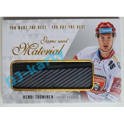 2018 You Want the Best Henri Tuominen #M-TH 11/21 Game Used Material