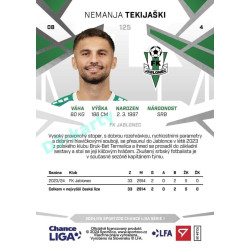 2024/25 Sportzoo Chance Liga 1. série #125 Nemanja Tekijaški